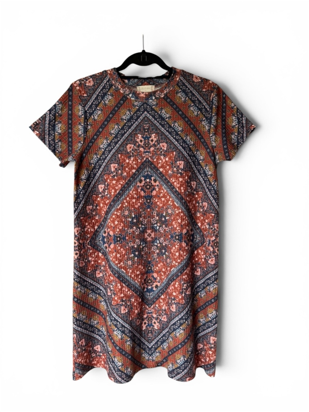 Altar'd State Boho Geometric Medallion Shift Dress Size L